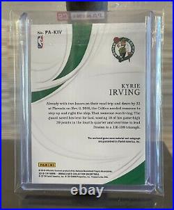 2018-19 Panini Immaculate KYRIE IRVING Game Used Tag 1/3 AUTO /3