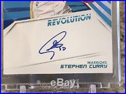 2018-19 Revolution Stephen Curry Auto /25 Infinite SSP Live Redemption Warriors