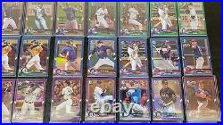 2018 Bowman Chrome Auto & Color Refractor Investment Lot 214 Cards-HUGE upside