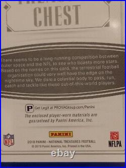 2018 Panini National Treasures Treasure Chest 24 Player Worn Jersey Booklet