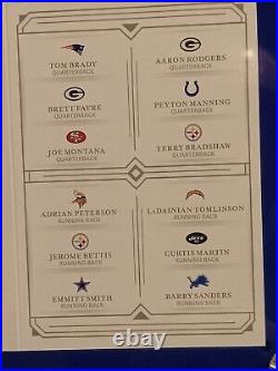 2018 Panini National Treasures Treasure Chest 24 Player Worn Jersey Booklet