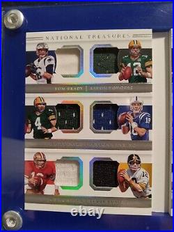 2018 Panini National Treasures Treasure Chest Booklet Grail 24 Game Used Jerseys