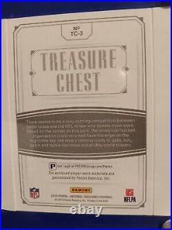 2018 Panini National Treasures Treasure Chest Booklet Grail 24 Game Used Jerseys