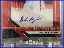 2018 Prizm Baker Mayfield Auto 6/199 Jersey # Ebay 1/1 Red Wave Live Redemption