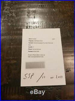 2018 Prizm Kerryon Johnson Red White And Blue Rc Auto Redemption Card Ssp /11