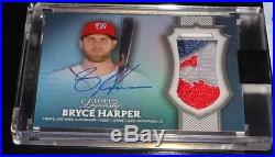 2018 Topps Dynasty Bryce Harper Autograph 1/1 Logo Man Includes Redemption Card