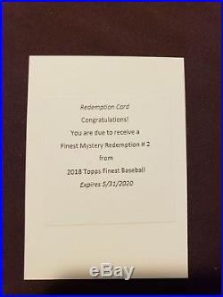 2018 Topps Finest Mystery Redemption #2 Signed Auto 11390 Ohtani Acuna Torres