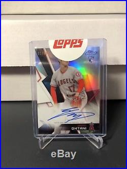 2018 Topps Finest Mystery Redemption Shohei Ohtani Refractor Autograph /99