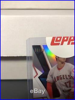 2018 Topps Finest Mystery Redemption Shohei Ohtani Refractor Autograph /99