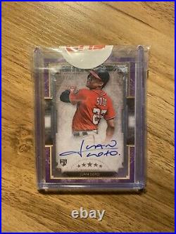 2018 Topps Five Star Juan Soto RC Purple Auto /50 Sealed Redemption Nationals