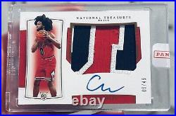 2019 COBY WHITE National Treasures Rookie Auto GAME WORN RPA Bronze /49 sealed