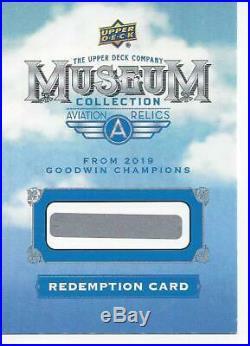2019 Goodwin Champions Museum Collection Aviation Relics Redemption