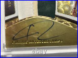 2019 Opulence Gold Game Used #6/10 Auto Giannis Antetokounmpo Redemption Encased