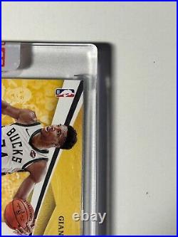 2019 Opulence Gold Game Used #6/10 Auto Giannis Antetokounmpo Redemption Encased