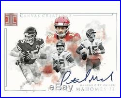 2019 Panini Impeccable Fotl Hobby Box First Off The Line! Rpa Auto /18 Ruby /8