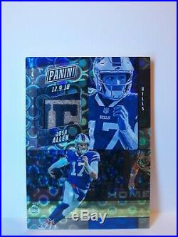 2019 The National Josh Allen Game Used-12/9/18- 5/5 Ebay 1/1 SWEAT RELIC
