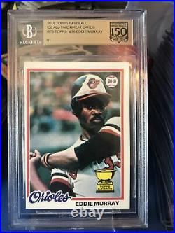 2019 Topps 150 All-time Great Cards 1/1 1978 Eddie Murray Redemption Received