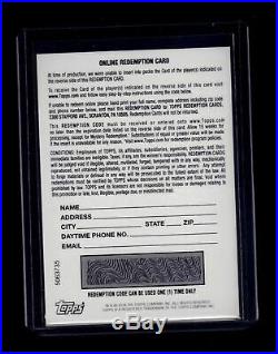 2019 Topps Allen & Ginter FRAMED ORIGINAL redemption card 1800s Buyback RARE 1/1