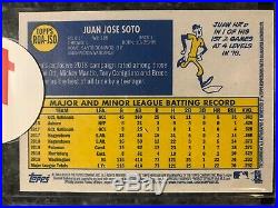 2019 Topps Heritage Juan Soto Real One Auto Sealed Live Redemption Sp