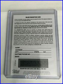 2019 Topps Heritage Mystery Player A (Vlad Guerrero Jr) Redemption Auto