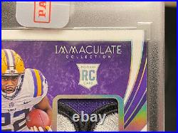 2020 Immaculate Clyde Edwards-Helaire #146 National Championship Game Patch /5
