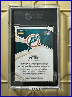 2020 Immaculate Collection Mark Duper Premium Jumbo Game Used Patch Auto /99