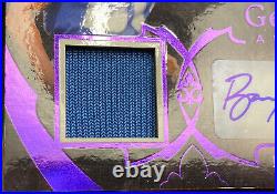 2020 Leaf In The Game Used Barry Sanders Once In A Generation Auto Patch 3/5 HOF