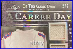 2020 Leaf In The Game Used Dan Marino A Career Day 1986 Triple Jersey Patch 2/2