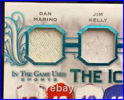 2020 Leaf In The Game Used The Iconic 8 Tom Brady Joe Montana Peyton Manning /7