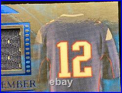 2020 Leaf In the Game Used Quad Patch Relic Tom Brady 3/35 A Year to Remember