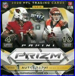 2020 NFL PRIZM MEGA BOX PANINI 40 CARD (10 Packs, 4 Cards per Pack) FAST SHIP