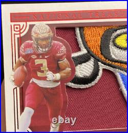 2020 National Treasures Cam Akers #122 Rookie Bowl Game Patch Auto RPA 9/10