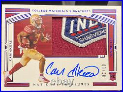 2020 National Treasures Cam Akers Independence Bowl Game Patch Auto RPA /10