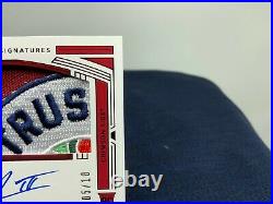 2020 National Treasures Henry Ruggs lll Bowl Game Patch Auto RPA Rookie /10