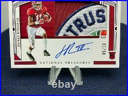 2020 National Treasures Henry Ruggs lll Bowl Game Patch Auto RPA Rookie /10