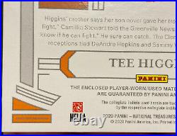 2020 National Treasures Tee Higgins National Championship Bowl Game Patch 3/5