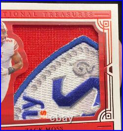 2020 National Treasures Zack Moss #136 Bowl Game Patch Rookie Auto RPA 4/5 Utah