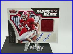 2020 Panini Chronicles Certified Jerry Jeudy Fabric of the Game Auto RC 4/25