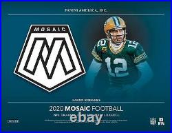 2020 Panini Mosaic Football 8-pack Blaster 20-box Case