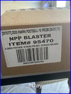 2020 Panini Prizm Football Blaster Box Case 20 sealed Blasters