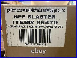 2020 Panini Prizm Football Blaster Box NFL Lazer Prizm Walmart Brand New Sealed