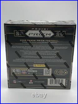 2020 Panini Prizm Football Mega Box 40 Cards (Neon Green Pulsar Prizms) SEALED