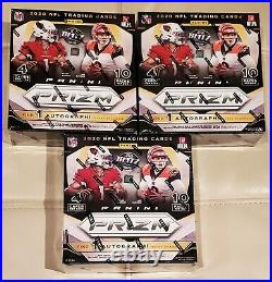 2020 Panini Prizm NFL NEW SEALED Mega Box Trading Cards LOT OF 3 IN HAND