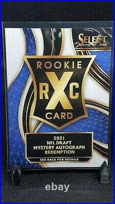 2020 Select Football XRC Mystery Auto 3 RC Prizm Redemption QB #423 XRCAUTO03