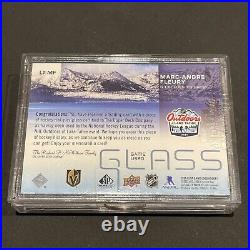 2021-22 SP Game Used Marc-Andre Fleury Game Used Glass Relic Lake Tahoe /25 SP