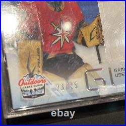 2021-22 SP Game Used Marc-Andre Fleury Game Used Glass Relic Lake Tahoe /25 SP