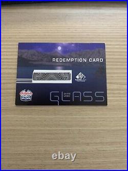 2021-22 SP Game Used Outdoors Lake Tahoe Game Used Glass Redemption Card LT-ST