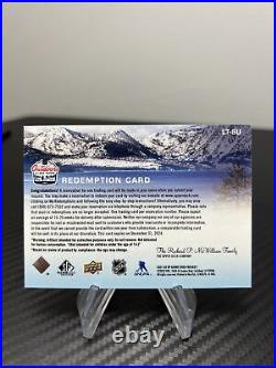 2021-22 SP Game Used Outdoors Lake Tahoe Game Used Glass Redemption Card LT-SU