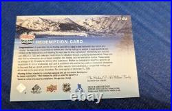 2021-22 SP Game Used Outdoors Lake Tahoe Game used Glass Redemption Card LT-SU