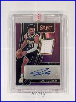 2021-22 Select Game Used Patch Auto Jamal Murray #/49 Encased Redemption Nuggets